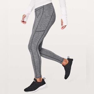 Lululemon Speed Up Tight *Full-On Luxtreme Brushed 
Heathered Deep Coal